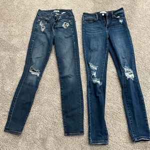 Good American and Vervet Jeans, size 26/27, price includes both pairs